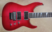 Jackson USA Custom Shop SL2H-MAH Soloist Transparent Raspberry Guitar
