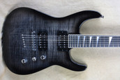 Jackson USA Custom Shop SL2HT Soloist Transparent Black Guitar