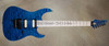 McNaught DJ+ Series Peacock Blue Diamond Quilt Top Electric Guitar