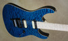 McNaught DJ+ Series Peacock Blue Diamond Quilt Top Electric Guitar