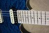 McNaught DJ+ Series Peacock Blue Diamond Quilt Top Electric Guitar