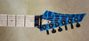 McNaught DJ+ Series Peacock Blue Diamond Quilt Top Electric Guitar