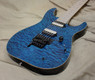 McNaught DJ+ Series Peacock Blue Diamond Quilt Top Electric Guitar