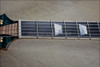 McNaught DTM Vintage Single Cut Peacock Blue Diamond Quilt Top Guitar