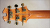 McNaught DTM Vintage Single Cut Peacock Blue Diamond Quilt Top Guitar