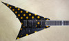 Jackson USA Custom Shop RR1 Randy Rhoads Black Gold Polka Dot Guitar