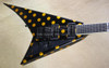 Jackson USA Custom Shop RR1 Randy Rhoads Black Gold Polka Dot Guitar