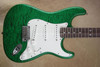 Fender Custom Shop Strat Deluxe Stratocaster RW Trans Emerald Green Satin Guitar