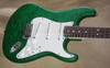 Fender Custom Shop Strat Deluxe Stratocaster RW Trans Emerald Green Satin Guitar