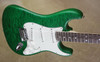 Fender Custom Shop Strat Deluxe Stratocaster RW Trans Emerald Green Satin Guitar