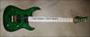 McNaught DJ+ Series Emerald Green Diamond Quilt Top Electric Guitar