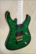 McNaught DJ+ Series Emerald Green Diamond Quilt Top Electric Guitar