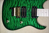 McNaught DJ+ Series Emerald Green Diamond Quilt Top Electric Guitar