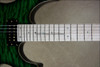 McNaught DJ+ Series Emerald Green Diamond Quilt Top Electric Guitar