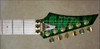 McNaught DJ+ Series Emerald Green Diamond Quilt Top Electric Guitar