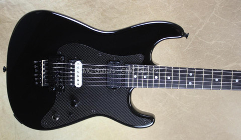 Charvel Custom Shop San Dimas Jet Black Racer Electric Guitar