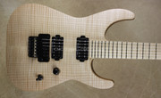 Jackson USA Custom Shop SL2H Ebony Neck Koa Arch Top Soloist Guitar