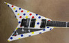 Jackson USA Custom Shop RR1 Randy Rhoads Red Blue Yellow Polka Dot Guitar