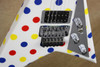 Jackson USA Custom Shop RR1 Randy Rhoads Red Blue Yellow Polka Dot Guitar