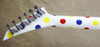 Jackson USA Custom Shop RR1 Randy Rhoads Red Blue Yellow Polka Dot Guitar