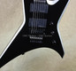 Jackson USA Custom Shop Masterbuilt WR1 Warrior Black Silver Bevels Guitar