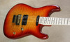 Charvel USA San Dimas Custom Shop 5A Flame Burnt Cherry Sunburst Guitar