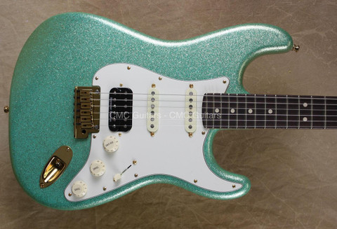 Fender Custom Shop Custom Classic Strat HSS Stratocaster Sea Foam Flake Guitar
