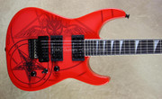 Jackson USA Custom Shop SL2H Soloist Baphomet Red Guitar