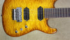 Charvel USA San Dimas Custom Shop 7 String Hand Stained Amber Burst Guitar