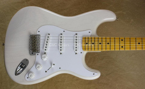 Fender Custom Shop Strat NOS 57 Stratocaster Eric Clapton V Neck White Blonde Guitar