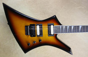 Jackson USA Custom Shop KE2 Kelly Alder Top Tobacco Burst Guitar