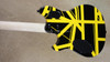 EVH Wolfgang Special LTD Black and Yellow Striped Guitar