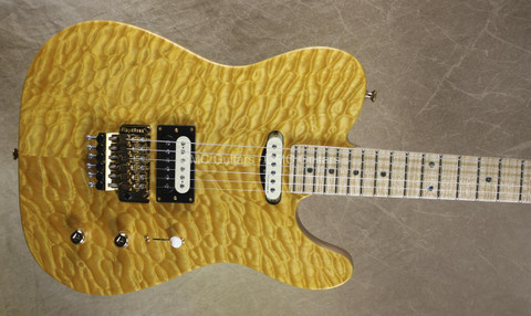 Fender Custom Shop Telecaster Masterbuilt John Cruz Floyd Rose Tele Yellow Amber Guitar