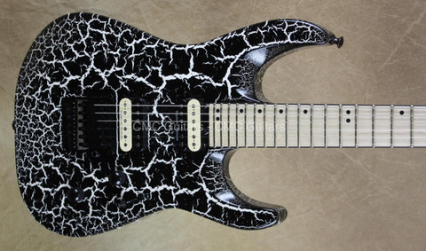 Jackson Pro Series DK2M Dinky Limited Run Black and White Crackle Guitar
