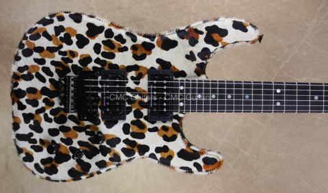 Jackson USA Custom Shop SL2H Soloist Leopard Wrap NAMM Guitar