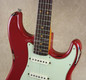 Fender Custom Shop NAMM Strat '62 Heavy Relic Stratocaster Dakota Red Over Black