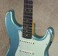 Fender Custom Shop NAMM Strat '62 Heavy Relic Stratocaster Teal Green Metallic Over Black