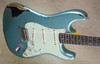Fender Custom Shop NAMM Strat '62 Heavy Relic Stratocaster Teal Green Metallic Over Black