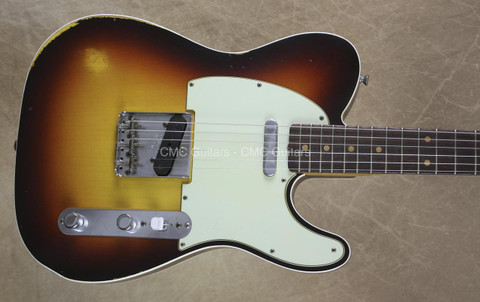 Fender Custom Shop NAMM Relic '60 Telecaster 3 Tone Chocolate Burst Tele Guitar