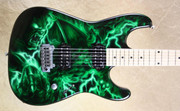 Dean USA Custom Shop 74 Green Demon NAMM Guitar