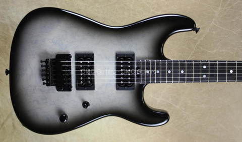 Charvel USA Custom Shop San Dimas Trans White Black Burst Guitar