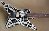 EVH Stripe Series Star Black and White 1980 Tour Guitar