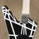 EVH Stripe Series Star Black and White 1980 Tour Guitar