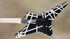 EVH Stripe Series Star Black and White 1980 Tour Guitar