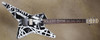 EVH Stripe Series Star Black and White Guitar with FU Tone Upgrades