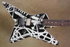 EVH Stripe Series Star Black and White Guitar with FU Tone Upgrades