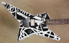 EVH Stripe Series Star Black and White Guitar with FU Tone Upgrades