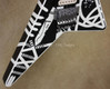 EVH Stripe Series Star Black and White Guitar with FU Tone Upgrades