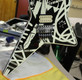 EVH Stripe Series Star Black and White Guitar with FU Tone Upgrades