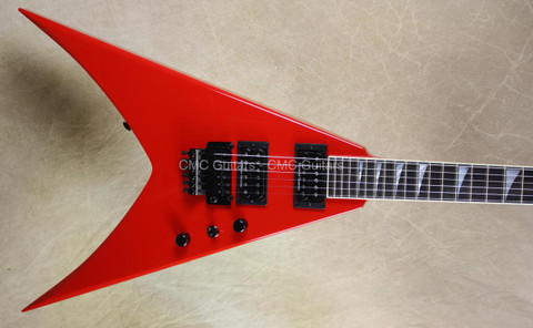 Jackson USA Custom Shop Double Rhoads King V Ferrari Red Guitar